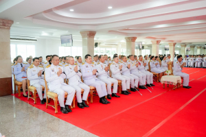มรภ.เทพสตรี ร่วมพิธีทำบุญตักบาตรและพิธีบำเพ็ญกุศลทักษิณานุประทาน อุทิศถวายเป็นพระกุศลแด่ สมเด็จพระเจ้าลูกเธอ เจ้าฟ้าพัชรกิติยาภาฯ ในวาระครบ 100 วัน (สตมวาร)