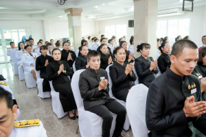 มรภ.เทพสตรี ร่วมพิธีทำบุญตักบาตรและพิธีบำเพ็ญกุศลทักษิณานุประทาน อุทิศถวายเป็นพระกุศลแด่ สมเด็จพระเจ้าลูกเธอ เจ้าฟ้าพัชรกิติยาภาฯ ในวาระครบ 100 วัน (สตมวาร)