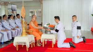 มรภ.เทพสตรี ร่วมพิธีทำบุญตักบาตรและพิธีบำเพ็ญกุศลทักษิณานุประทาน อุทิศถวายเป็นพระกุศลแด่ สมเด็จพระเจ้าลูกเธอ เจ้าฟ้าพัชรกิติยาภาฯ ในวาระครบ 100 วัน (สตมวาร)