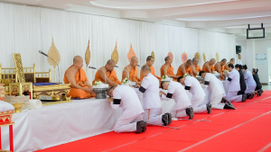 มรภ.เทพสตรี ร่วมพิธีทำบุญตักบาตรและพิธีบำเพ็ญกุศลทักษิณานุประทาน อุทิศถวายเป็นพระกุศลแด่ สมเด็จพระเจ้าลูกเธอ เจ้าฟ้าพัชรกิติยาภาฯ ในวาระครบ 100 วัน (สตมวาร)