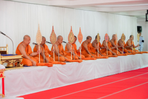 มรภ.เทพสตรี ร่วมพิธีทำบุญตักบาตรและพิธีบำเพ็ญกุศลทักษิณานุประทาน อุทิศถวายเป็นพระกุศลแด่ สมเด็จพระเจ้าลูกเธอ เจ้าฟ้าพัชรกิติยาภาฯ ในวาระครบ 100 วัน (สตมวาร)