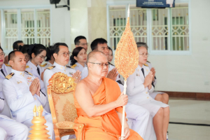 มรภ.เทพสตรี ร่วมพิธีทำบุญตักบาตรและพิธีบำเพ็ญกุศลทักษิณานุประทาน อุทิศถวายเป็นพระกุศลแด่ สมเด็จพระเจ้าลูกเธอ เจ้าฟ้าพัชรกิติยาภาฯ ในวาระครบ 100 วัน (สตมวาร)