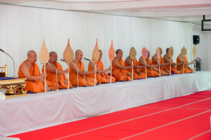 มรภ.เทพสตรี ร่วมพิธีทำบุญตักบาตรและพิธีบำเพ็ญกุศลทักษิณานุประทาน อุทิศถวายเป็นพระกุศลแด่ สมเด็จพระเจ้าลูกเธอ เจ้าฟ้าพัชรกิติยาภาฯ ในวาระครบ 100 วัน (สตมวาร)