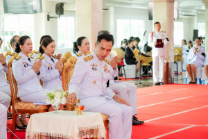 มรภ.เทพสตรี ร่วมพิธีทำบุญตักบาตรและพิธีบำเพ็ญกุศลทักษิณานุประทาน อุทิศถวายเป็นพระกุศลแด่ สมเด็จพระเจ้าลูกเธอ เจ้าฟ้าพัชรกิติยาภาฯ ในวาระครบ 100 วัน (สตมวาร)