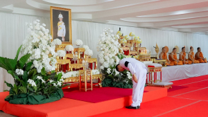มรภ.เทพสตรี ร่วมพิธีทำบุญตักบาตรและพิธีบำเพ็ญกุศลทักษิณานุประทาน อุทิศถวายเป็นพระกุศลแด่ สมเด็จพระเจ้าลูกเธอ เจ้าฟ้าพัชรกิติยาภาฯ ในวาระครบ 100 วัน (สตมวาร)