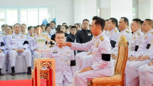 มรภ.เทพสตรี ร่วมพิธีทำบุญตักบาตรและพิธีบำเพ็ญกุศลทักษิณานุประทาน อุทิศถวายเป็นพระกุศลแด่ สมเด็จพระเจ้าลูกเธอ เจ้าฟ้าพัชรกิติยาภาฯ ในวาระครบ 100 วัน (สตมวาร)