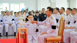 มรภ.เทพสตรี ร่วมพิธีทำบุญตักบาตรและพิธีบำเพ็ญกุศลทักษิณานุประทาน อุทิศถวายเป็นพระกุศลแด่ สมเด็จพระเจ้าลูกเธอ เจ้าฟ้าพัชรกิติยาภาฯ ในวาระครบ 100 วัน (สตมวาร)