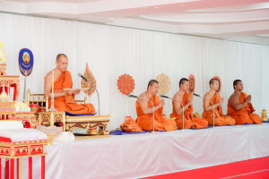 มรภ.เทพสตรี ร่วมพิธีทำบุญตักบาตรและพิธีบำเพ็ญกุศลทักษิณานุประทาน อุทิศถวายเป็นพระกุศลแด่ สมเด็จพระเจ้าลูกเธอ เจ้าฟ้าพัชรกิติยาภาฯ ในวาระครบ 100 วัน (สตมวาร)