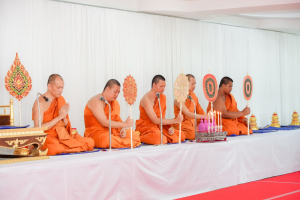 มรภ.เทพสตรี ร่วมพิธีทำบุญตักบาตรและพิธีบำเพ็ญกุศลทักษิณานุประทาน อุทิศถวายเป็นพระกุศลแด่ สมเด็จพระเจ้าลูกเธอ เจ้าฟ้าพัชรกิติยาภาฯ ในวาระครบ 100 วัน (สตมวาร)