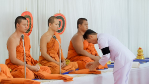 มรภ.เทพสตรี ร่วมพิธีทำบุญตักบาตรและพิธีบำเพ็ญกุศลทักษิณานุประทาน อุทิศถวายเป็นพระกุศลแด่ สมเด็จพระเจ้าลูกเธอ เจ้าฟ้าพัชรกิติยาภาฯ ในวาระครบ 100 วัน (สตมวาร)