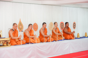 มรภ.เทพสตรี ร่วมพิธีทำบุญตักบาตรและพิธีบำเพ็ญกุศลทักษิณานุประทาน อุทิศถวายเป็นพระกุศลแด่ สมเด็จพระเจ้าลูกเธอ เจ้าฟ้าพัชรกิติยาภาฯ ในวาระครบ 100 วัน (สตมวาร)