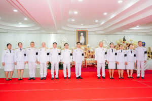 มรภ.เทพสตรี ร่วมพิธีทำบุญตักบาตรและพิธีบำเพ็ญกุศลทักษิณานุประทาน อุทิศถวายเป็นพระกุศลแด่ สมเด็จพระเจ้าลูกเธอ เจ้าฟ้าพัชรกิติยาภาฯ ในวาระครบ 100 วัน (สตมวาร)