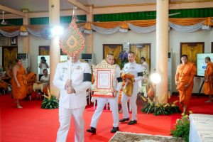 มรภ.เทพสตรี ร่วมพิธีต้อนรับสัญญาบัตร พัดยศ และพิธีแสดงมุทิตาสักการะ พระวชิรสิกขโกศล