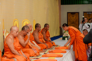 มรภ.เทพสตรี ร่วมพิธีต้อนรับสัญญาบัตร พัดยศ และพิธีแสดงมุทิตาสักการะ พระวชิรสิกขโกศล