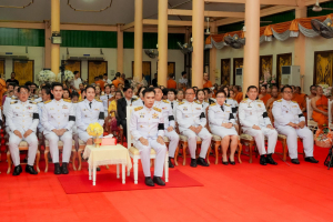 มรภ.เทพสตรี ร่วมพิธีต้อนรับสัญญาบัตร พัดยศ และพิธีแสดงมุทิตาสักการะ พระวชิรสิกขโกศล