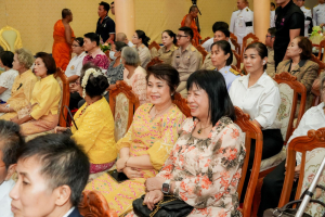 มรภ.เทพสตรี ร่วมพิธีต้อนรับสัญญาบัตร พัดยศ และพิธีแสดงมุทิตาสักการะ พระวชิรสิกขโกศล