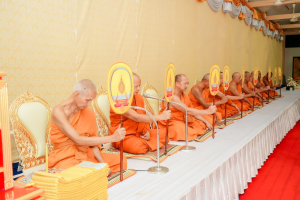 มรภ.เทพสตรี ร่วมพิธีต้อนรับสัญญาบัตร พัดยศ และพิธีแสดงมุทิตาสักการะ พระวชิรสิกขโกศล