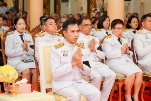 มรภ.เทพสตรี ร่วมพิธีต้อนรับสัญญาบัตร พัดยศ และพิธีแสดงมุทิตาสักการะ พระวชิรสิกขโกศล