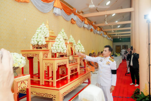 มรภ.เทพสตรี ร่วมพิธีต้อนรับสัญญาบัตร พัดยศ และพิธีแสดงมุทิตาสักการะ พระวชิรสิกขโกศล
