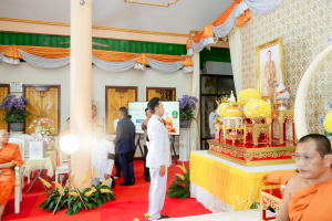 มรภ.เทพสตรี ร่วมพิธีต้อนรับสัญญาบัตร พัดยศ และพิธีแสดงมุทิตาสักการะ พระวชิรสิกขโกศล