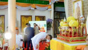 มรภ.เทพสตรี ร่วมพิธีต้อนรับสัญญาบัตร พัดยศ และพิธีแสดงมุทิตาสักการะ พระวชิรสิกขโกศล