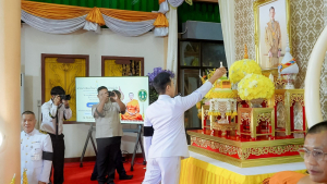 มรภ.เทพสตรี ร่วมพิธีต้อนรับสัญญาบัตร พัดยศ และพิธีแสดงมุทิตาสักการะ พระวชิรสิกขโกศล