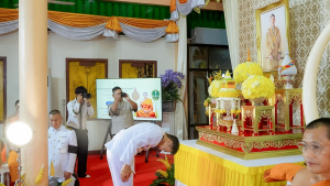 มรภ.เทพสตรี ร่วมพิธีต้อนรับสัญญาบัตร พัดยศ และพิธีแสดงมุทิตาสักการะ พระวชิรสิกขโกศล