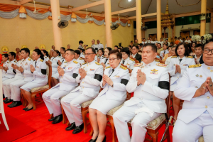 มรภ.เทพสตรี ร่วมพิธีต้อนรับสัญญาบัตร พัดยศ และพิธีแสดงมุทิตาสักการะ พระวชิรสิกขโกศล