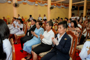 มรภ.เทพสตรี ร่วมพิธีต้อนรับสัญญาบัตร พัดยศ และพิธีแสดงมุทิตาสักการะ พระวชิรสิกขโกศล