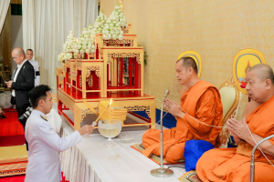 มรภ.เทพสตรี ร่วมพิธีต้อนรับสัญญาบัตร พัดยศ และพิธีแสดงมุทิตาสักการะ พระวชิรสิกขโกศล