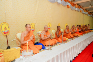 มรภ.เทพสตรี ร่วมพิธีต้อนรับสัญญาบัตร พัดยศ และพิธีแสดงมุทิตาสักการะ พระวชิรสิกขโกศล
