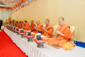มรภ.เทพสตรี ร่วมพิธีต้อนรับสัญญาบัตร พัดยศ และพิธีแสดงมุทิตาสักการะ พระวชิรสิกขโกศล