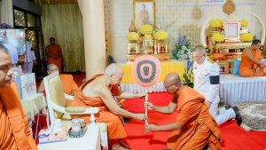 มรภ.เทพสตรี ร่วมพิธีต้อนรับสัญญาบัตร พัดยศ และพิธีแสดงมุทิตาสักการะ พระวชิรสิกขโกศล
