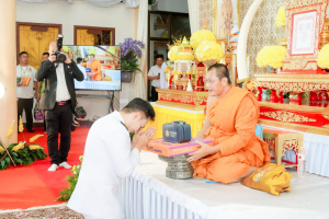 มรภ.เทพสตรี ร่วมพิธีต้อนรับสัญญาบัตร พัดยศ และพิธีแสดงมุทิตาสักการะ พระวชิรสิกขโกศล