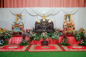 มรภ.เทพสตรี ร่วมพิธีสวดพระพุทธมนต์และเจริญจิตภาวนาอุทิศถวายพระราชกุศลแด่ สมเด็จพระบรมราชชนนีพันปีหลวง และอุทิศถวายพระกุศลแด่ สมเด็จพระเจ้าลูกเธอ เจ้าฟ้าพัชรกิติยาภาฯ