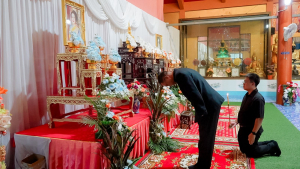 มรภ.เทพสตรี ร่วมพิธีสวดพระพุทธมนต์และเจริญจิตภาวนาอุทิศถวายพระราชกุศลแด่ สมเด็จพระบรมราชชนนีพันปีหลวง และอุทิศถวายพระกุศลแด่ สมเด็จพระเจ้าลูกเธอ เจ้าฟ้าพัชรกิติยาภาฯ