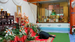 มรภ.เทพสตรี ร่วมพิธีสวดพระพุทธมนต์และเจริญจิตภาวนาอุทิศถวายพระราชกุศลแด่ สมเด็จพระบรมราชชนนีพันปีหลวง และอุทิศถวายพระกุศลแด่ สมเด็จพระเจ้าลูกเธอ เจ้าฟ้าพัชรกิติยาภาฯ