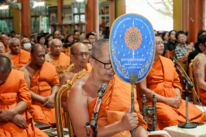 มรภ.เทพสตรี ร่วมพิธีสวดพระพุทธมนต์และเจริญจิตภาวนาอุทิศถวายพระราชกุศลแด่ สมเด็จพระบรมราชชนนีพันปีหลวง และอุทิศถวายพระกุศลแด่ สมเด็จพระเจ้าลูกเธอ เจ้าฟ้าพัชรกิติยาภาฯ