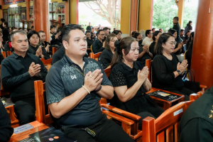 มรภ.เทพสตรี ร่วมพิธีสวดพระพุทธมนต์และเจริญจิตภาวนาอุทิศถวายพระราชกุศลแด่ สมเด็จพระบรมราชชนนีพันปีหลวง และอุทิศถวายพระกุศลแด่ สมเด็จพระเจ้าลูกเธอ เจ้าฟ้าพัชรกิติยาภาฯ