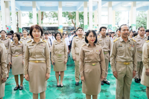 มรภ.เทพสตรี จัดกิจกรรมเคารพธงชาติเนื่องในวันพระราชทานธงชาติไทย ประจำปี พ.ศ. 2569