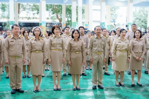 มรภ.เทพสตรี จัดกิจกรรมเคารพธงชาติเนื่องในวันพระราชทานธงชาติไทย ประจำปี พ.ศ. 2569