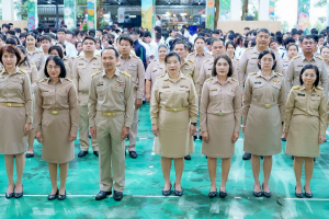มรภ.เทพสตรี จัดกิจกรรมเคารพธงชาติเนื่องในวันพระราชทานธงชาติไทย ประจำปี พ.ศ. 2569