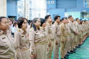 มรภ.เทพสตรี จัดกิจกรรมเคารพธงชาติเนื่องในวันพระราชทานธงชาติไทย ประจำปี พ.ศ. 2569
