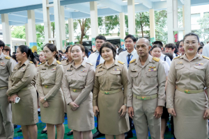 มรภ.เทพสตรี จัดกิจกรรมเคารพธงชาติเนื่องในวันพระราชทานธงชาติไทย ประจำปี พ.ศ. 2569