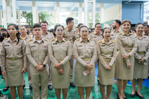 มรภ.เทพสตรี จัดกิจกรรมเคารพธงชาติเนื่องในวันพระราชทานธงชาติไทย ประจำปี พ.ศ. 2569
