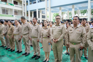 มรภ.เทพสตรี จัดกิจกรรมเคารพธงชาติเนื่องในวันพระราชทานธงชาติไทย ประจำปี พ.ศ. 2569