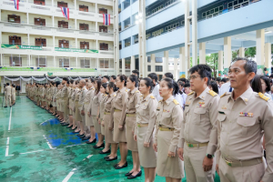 มรภ.เทพสตรี จัดกิจกรรมเคารพธงชาติเนื่องในวันพระราชทานธงชาติไทย ประจำปี พ.ศ. 2569