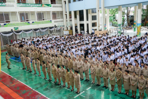 มรภ.เทพสตรี จัดกิจกรรมเคารพธงชาติเนื่องในวันพระราชทานธงชาติไทย ประจำปี พ.ศ. 2569