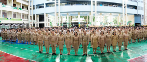 มรภ.เทพสตรี จัดกิจกรรมเคารพธงชาติเนื่องในวันพระราชทานธงชาติไทย ประจำปี พ.ศ. 2569