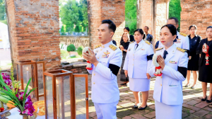 มรภ.เทพสตรี ร่วมพิธีวันคล้ายวันสวรรคตพระบาทสมเด็จพระจอมเกล้าเจ้าอยู่หัว